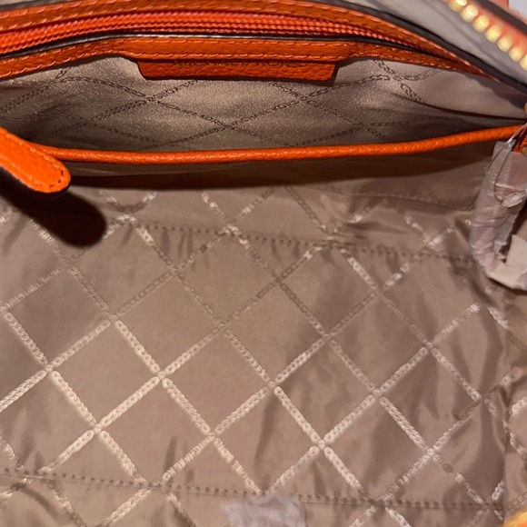 Michael Kors Bedford Legacy Brandy Leather Dome Satchel Crossbody Bag - Picture 7 of 11